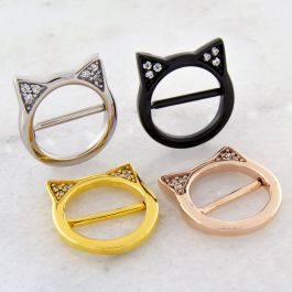 Kitty Nipple Rings Body Piercing Jewelry