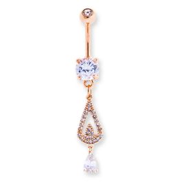 Pave Chandelier Belly Ring