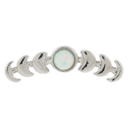 WHITE OPAL MOON PHASES BARBELL