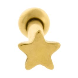 SOLID STAR TRAGUS OR HELIX-GOLD