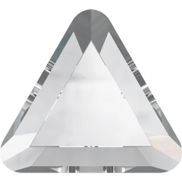 Tegans Tooth Gem Premium Crystal Triangle 3.3mm Crystal Clear-CRYSTAL