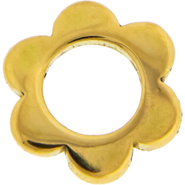 TEGAN'S TOOTH GEMS 18KT GOLD DAISY-18KT YELLOW GOLD
