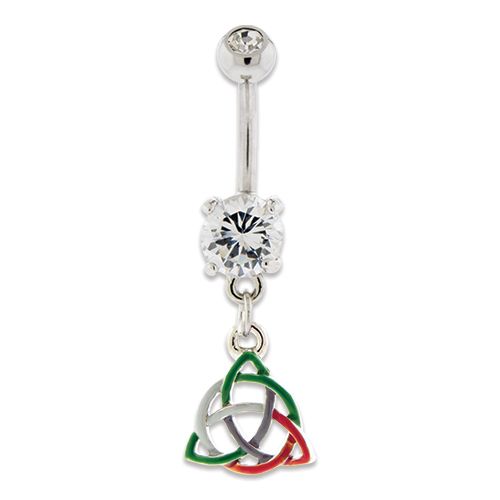 CELTIC KNOT BELLY RING