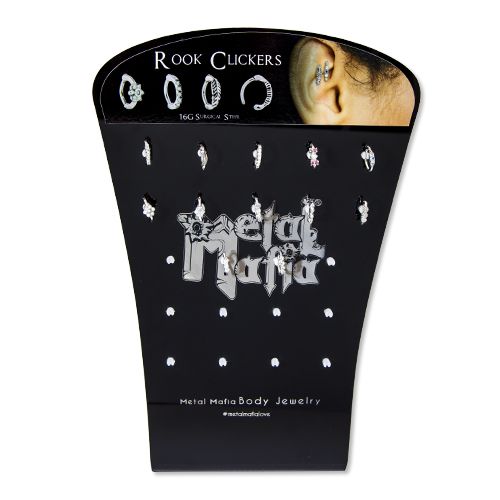 BLACK L-BEND DISPLAY FOR ROOK CLICKERS