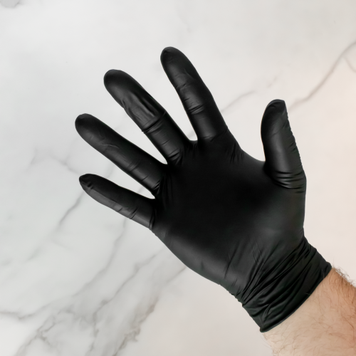 Advance Nitrile 5.5-mil Exam Gloves Black 