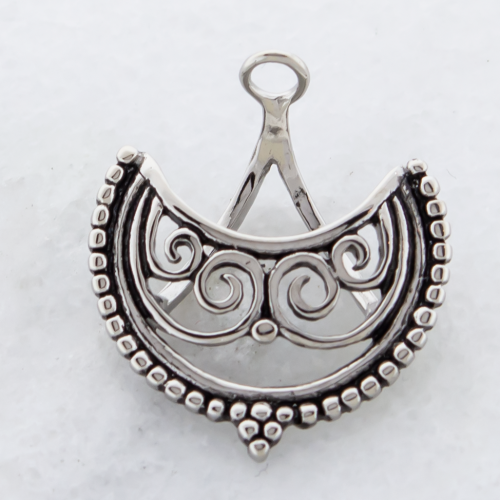 NAVEL RING HANGER WITH TRIBAL CUT OUT