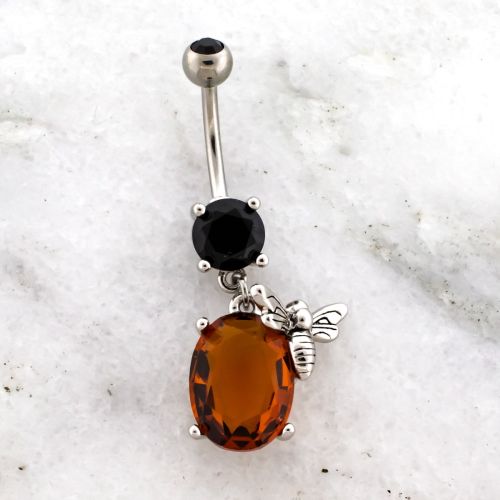 14G Bee Belly Ring