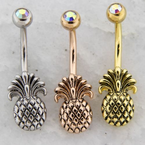 PINEAPPLE BELLY RING