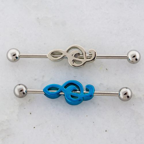 TREBLE CLEF INDUSTRIAL BARBELL