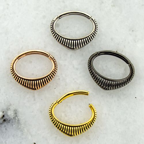 POINTED TRIBAL SEPTUM CLICKER