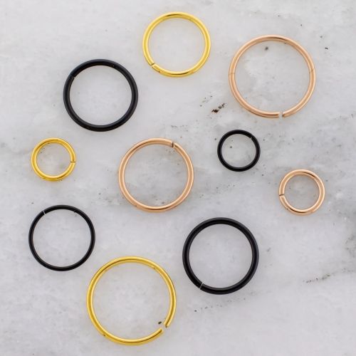 STEEL PVD COATED SEAMLESS RINGS