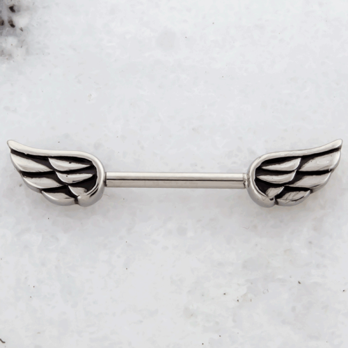 NIPPLE BARBELL WITH WING ENDS