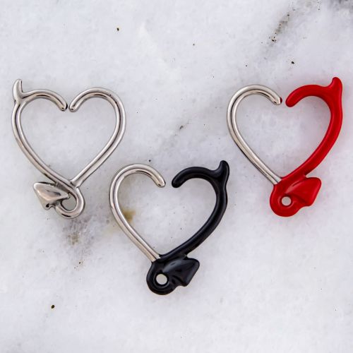 16G ANNEALED HEART DEVIL TAIL DAITH RING