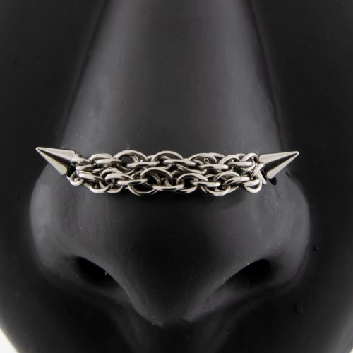 Titanium Threadless Nose Chain Curation - Hecate