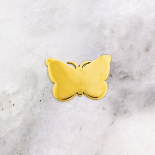TEGAN'S TOOTH GEMS 18KT GOLD BUTTERFLY 