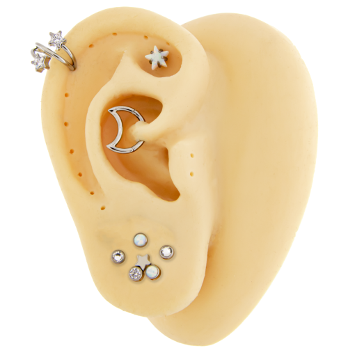 Titanium Internally Threaded- Starstruck Ear Curation