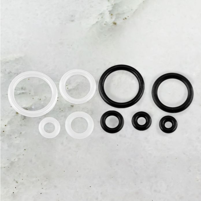 Oring Assortment of Black O-rings or Clear O-rings