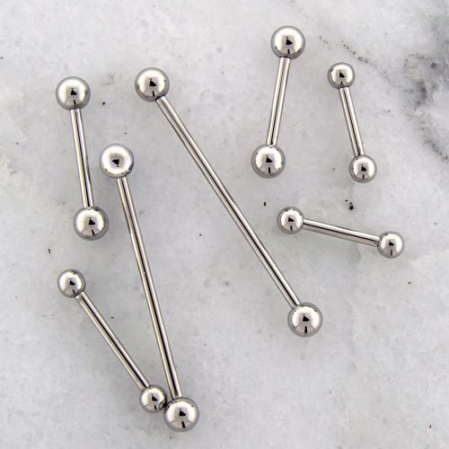  14G STEEL INTERNALLY THREADED BARBELLS