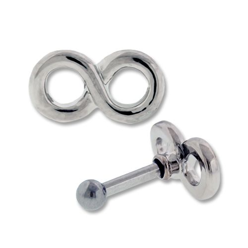 INFINITY SYMBOL EAR BARBELL