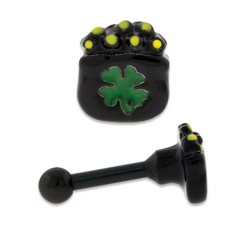 POT O GOLD EAR BARBELL