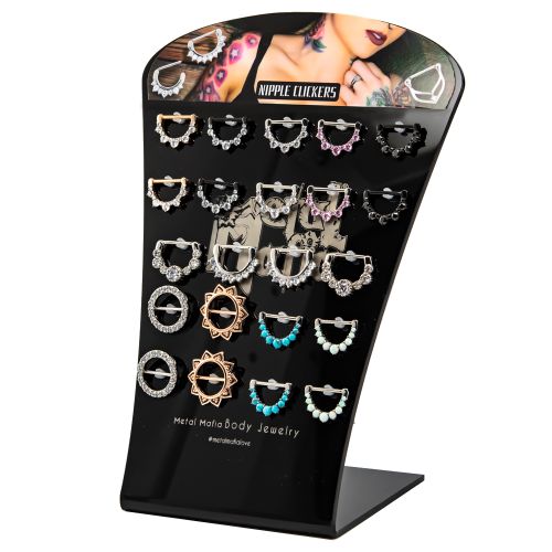 PRE-MERCHANDISED NIPPLE CLICKER DISPLAY