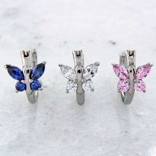 GEM BUTTERFLY EAR CLICKER