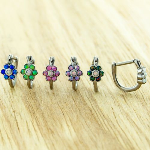 OPAL FLOWER EAR CLICKER