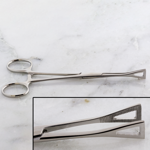 FORCEPS PENINGTON NON SLOTTED WITH RATCHET