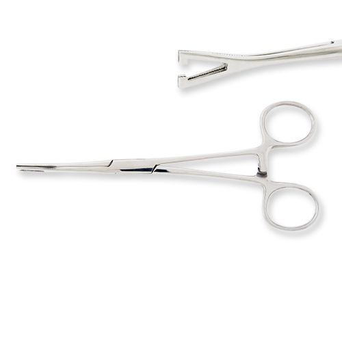 FORCEPS PENINGTON SLOTTED WITH RATCHET