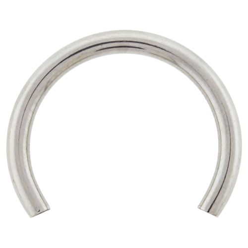 HORSESHOE INTERNALLY THREADED TITANIUM 14G 1/2 POST ONLY 