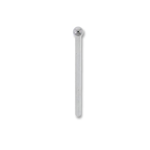 STEEL NOSE PIN 16G 16MM LONG 2.3MM BALL