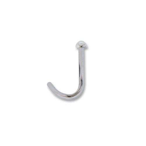 STEEL NOSE SCREW 16G 8MM LONG 2MM DOME