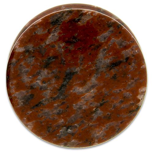 RED SESAME JASPER STONE PLUGS