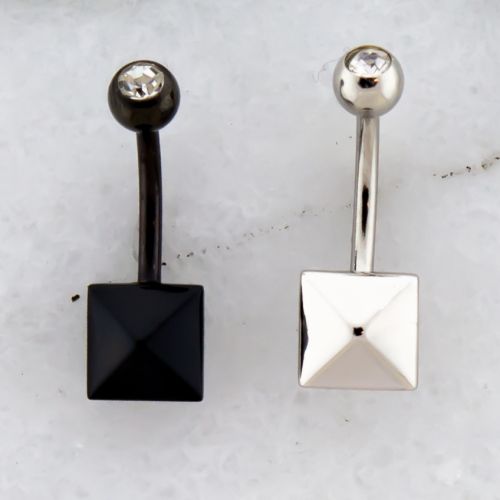 PYRAMID STUD NAVEL RING