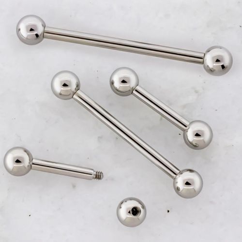 12G STEEL EXTERNALLY THREADED BARBELLS