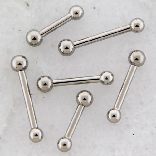 16G INTERNALLY THREADED HELIX OR TRAGUS BARBELLS