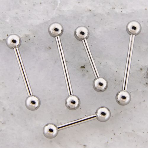 18G EXTERNALLY THREADED BARBELLS