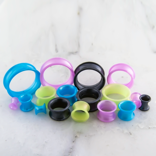 METALLIC COLORED SILICONE TUNNEL 