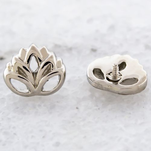 Steel Internally Threaded End - Lotus Flower 18G-16G