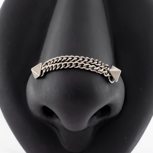 Titanium Threadless Nose Chain Curation - Ozzy