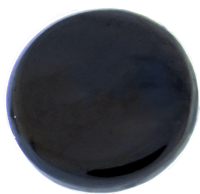 DISC FOR INTERNALLY THREADED JEWELRY BLACK -2.5MM