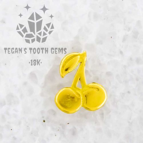 TEGAN'S TOOTH GEMS 18KT GOLD CHERRIES