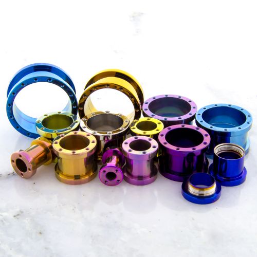 MULTI THREAD TITANIUM TUNNELS