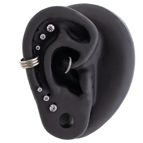 Titanium Internally Threaded- Cosmos Ear Curation 