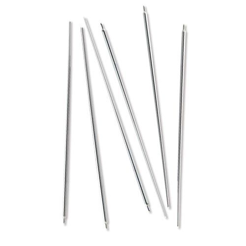 10G TITANIUM PIN TAPERS 2IN length with .45mm thick pin 2mm length