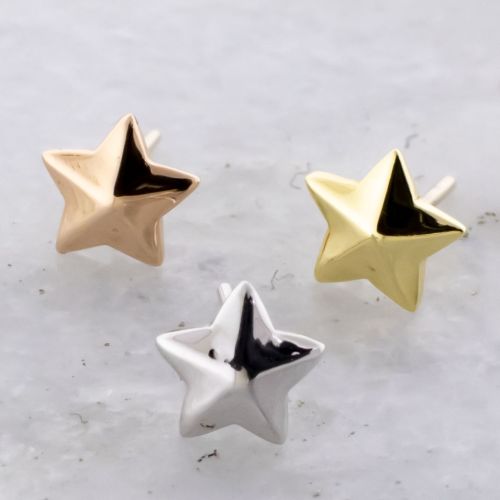 18K GOLD THREADLESS STAR ATTACHMENT