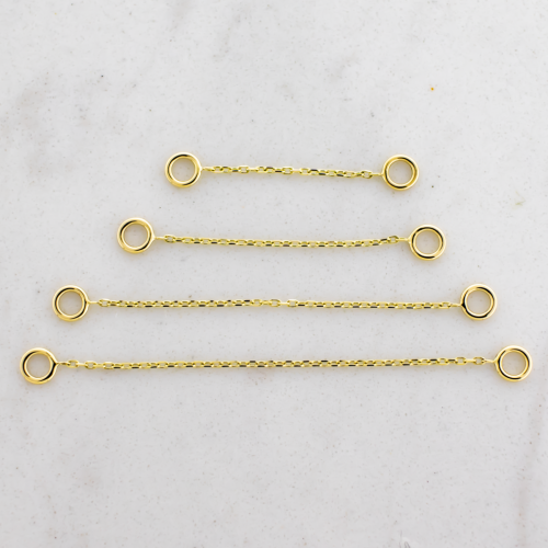 14KT Gold Chain- elongated links